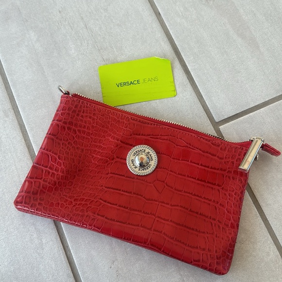 Vintage Versace wristlet clutch Authentic - Picture 1 of 7